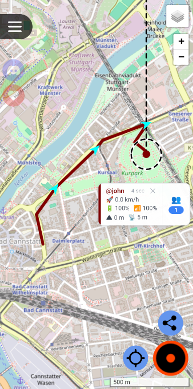 Roadnik app screenshot